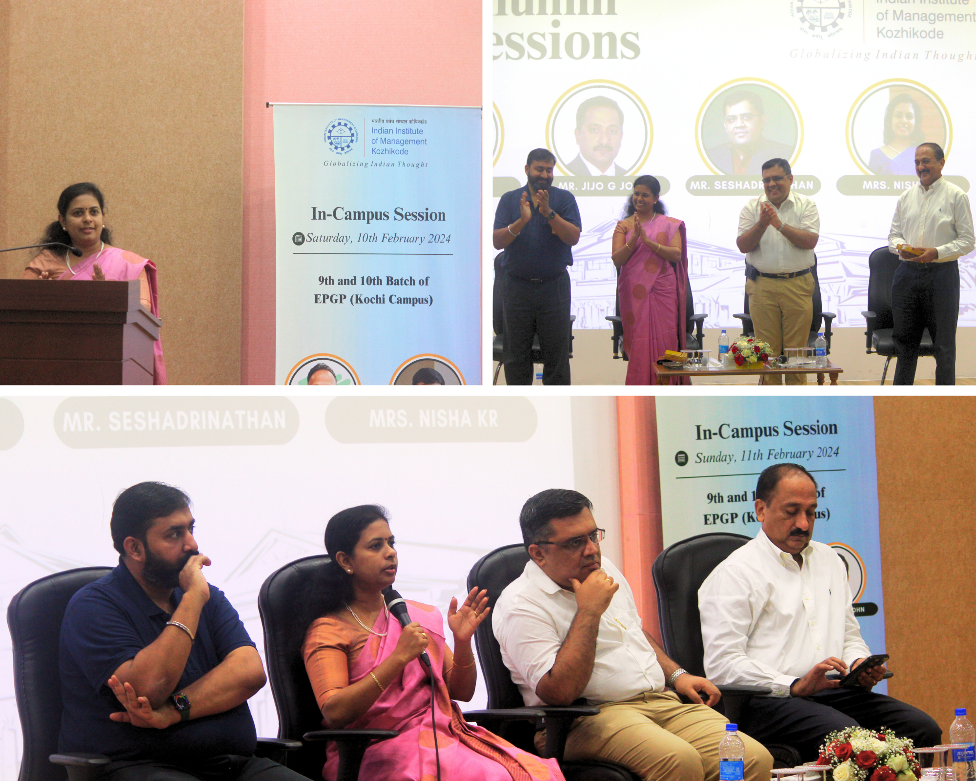 In-campus professional-growth session at IIM Kozhikode.