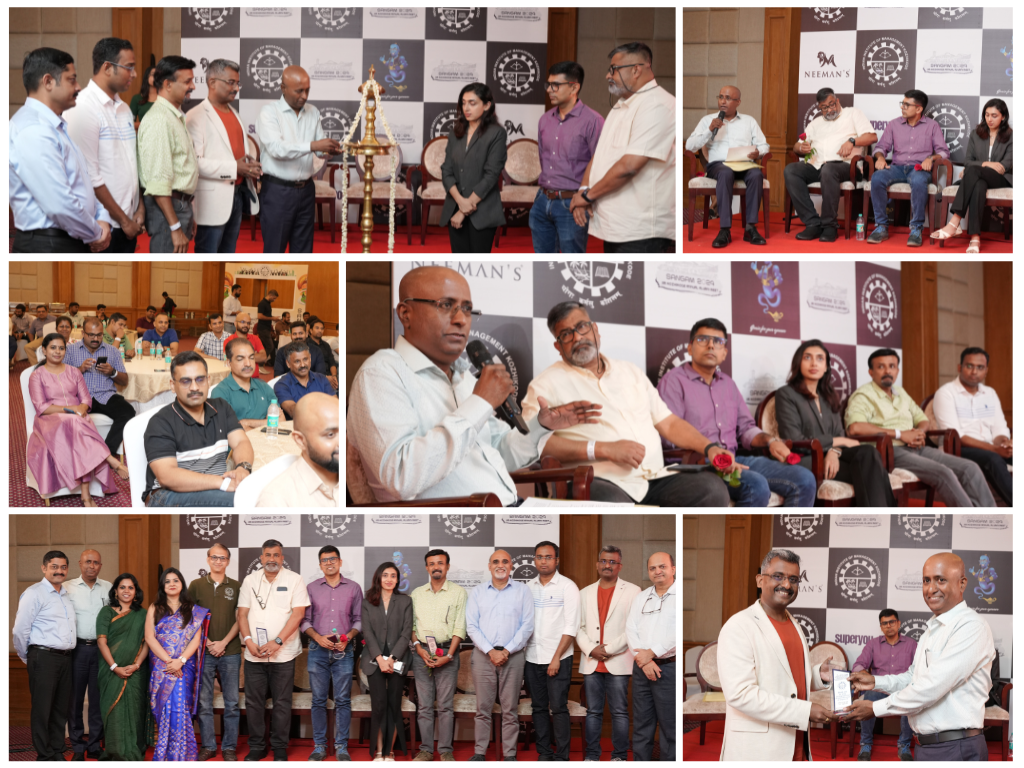 Entrepreneurship panel at the IIM Kozhikode Sangam alumni meet.