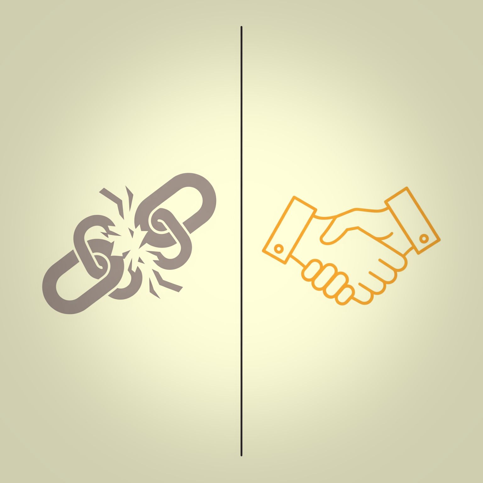 Customer experience illustrated through contrasting banking service journeys.